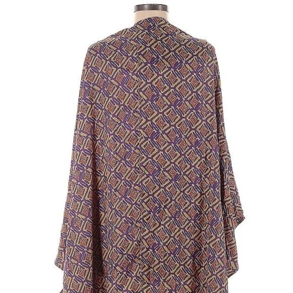 Zara NWT Size Medium wrap boho top multicolored - Picture 2 of 7